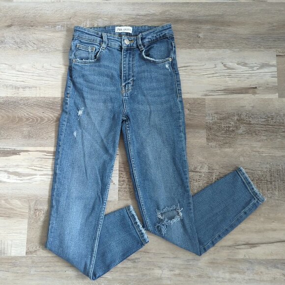 Zara The '80s High Waist Skinny Jeans - Picture 9 of 11